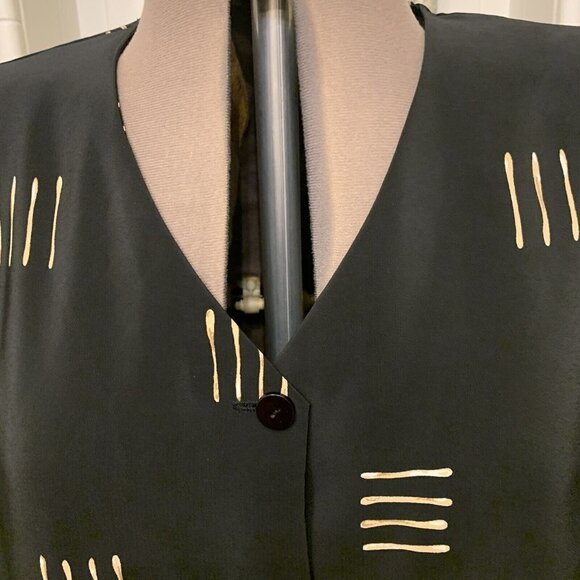 GIORGIO FIORLINI. Size 18. Fish Border Print Comfy Short Sleeve Shirt. B34 - Picture 2 of 6